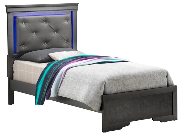 Glory Furniture Lorana G6502C-TB3 Twin Bed , Metalic Black