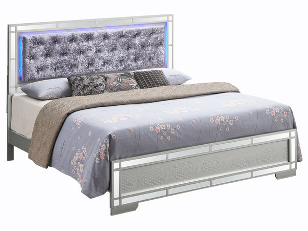 Glory Furniture Madison G6600A-FB , Silver Champagne