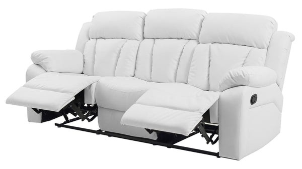 Glory Furniture Daria G682-RS Reclining Sofa , WHITE