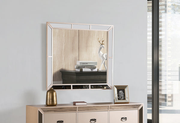 Glory Furniture Hollywood Hills G8100-M Mirror , Pearl