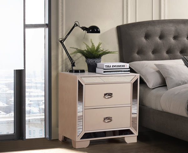 Glory Furniture Hollywood Hills G8100-N Nightstand , Pearl