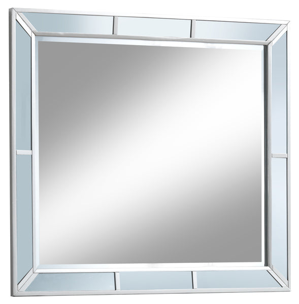 Glory Furniture Hollywood Hills G8105-M Mirror , Silver Champagne
