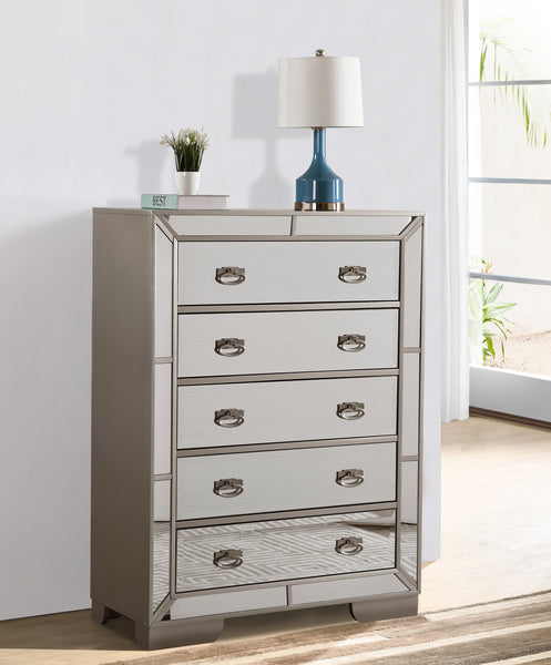 Glory Furniture Hollywood Hills G8190-CH Chest , Silver Champagne