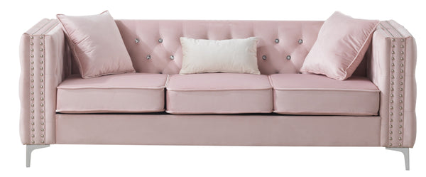 Glory Furniture Paige G824A-S Sofa , PINK