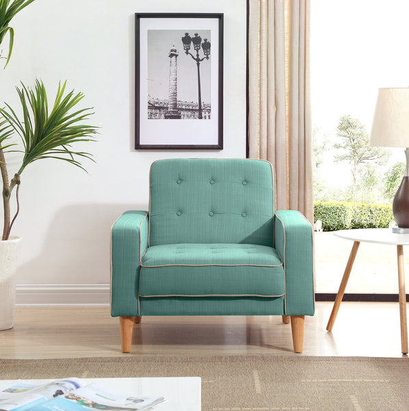 Glory Furniture Andrews G833A-C Chair Bed , TEAL