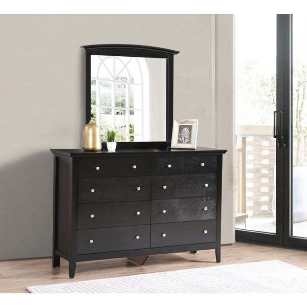 GLORY FURNITURE Hammond Mirror in Black