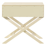 Glory Furniture Xavier 1 Drawer Nightstand in Beige