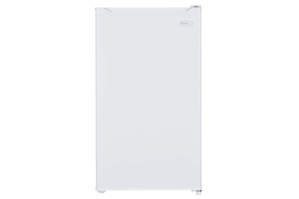Danby DAR032B1WM 3.2 Cu.Ft. Mini Fridge In White - Free-Standing All Fridge For Bedroom, Living Room, Kitchen, Dorm