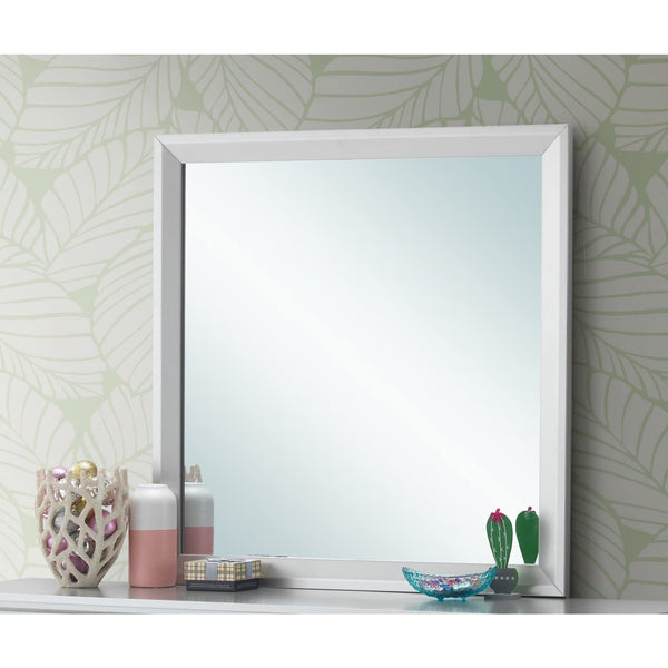GLORY FURNITURE Primo Mirror in Silver Champagne