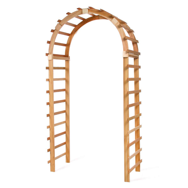 All Things Cedar TA90 Cedar Trellis Garden Arbor