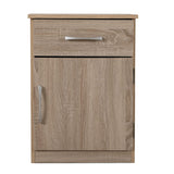 Glory Furniture Alston 1 Drawer Nightstand in Sandle Wood