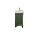 Legion Furniture 18-inch Vogue Green Sink Vanity