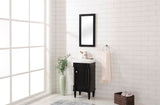 Legion Furniture 18-inch Espresso Sink Vanity