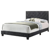 Glory Furniture Suffolk G1407-QB-UP Queen Bed, Black