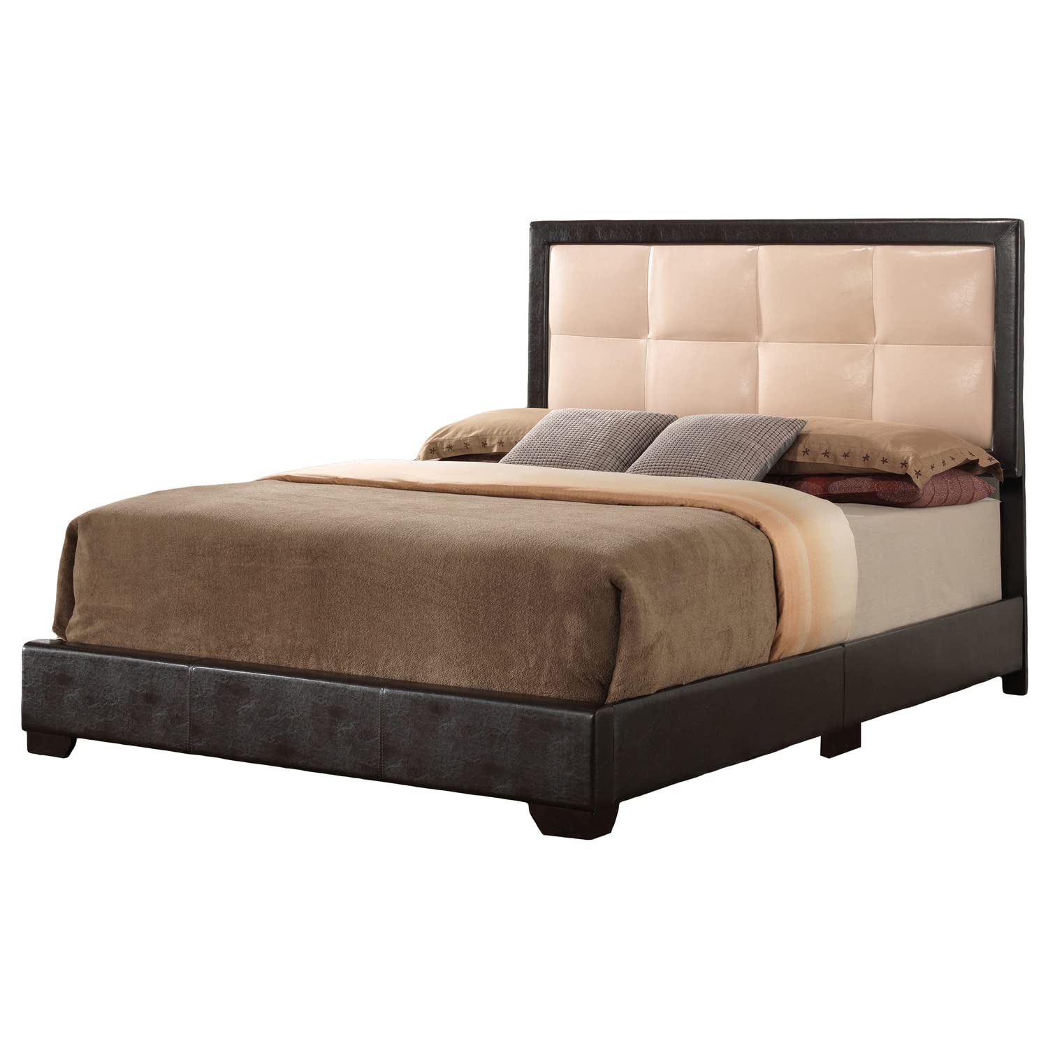 Glory Furniture Panello G2588-QB-UP Queen Bed, Light Brown Glory Furniture Panello G2588-QB-UP Queen Bed, Light Brown