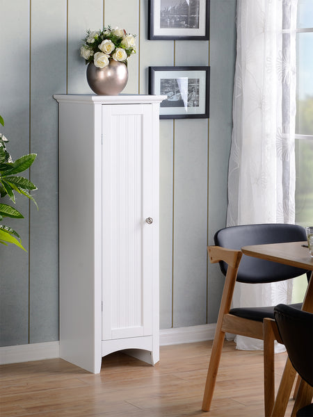 American Furniture Classics OS Home and Office One Door Storage Kitchen Pantry, White