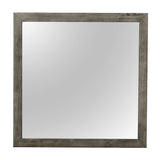 GLORY FURNITURE Burlington Mirror in Gray