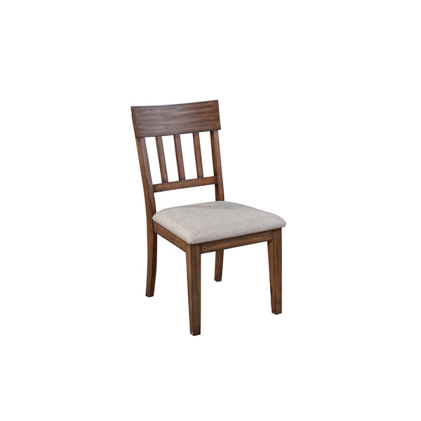 Alpine Furniture Donham Set of 2 Wood Side Chairs in Brown