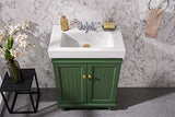 Legion Furniture 24-inch Vogue Green Sink Vanity
