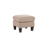 Glory Furniture Ottoman Twill Tufted Ottoman Orange