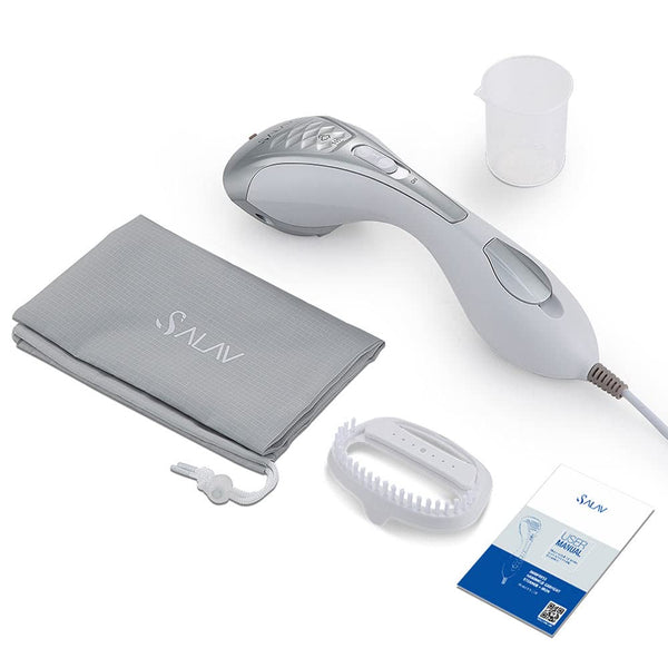 SALAV Duo Press Handheld Garment Steamer in Silver