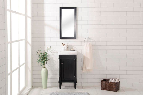 Legion Furniture 18-inch Espresso Sink Vanity