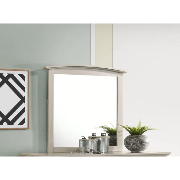 GLORY FURNITURE Hammond Mirror in Silver Champagne