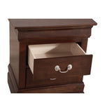 Glory Furniture Lewis 2-Drawer Wood Nightstand Cappuccino Cappuccino Finish, Stained