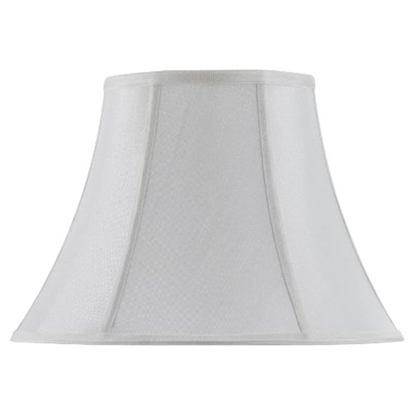 Cal 12.5" Tall White Fabric Shade White/White/Lifestyle/N/A