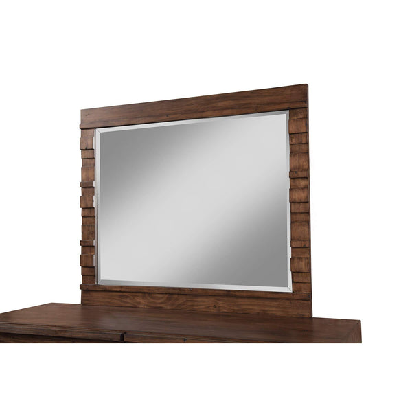 Origins by Alpine Alamosa Wood Mirror in Chestnut Brown