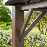 Hyland 9.8-Ft. x 9.8-Ft. Hard Top Outdoor Gazebo Canopy with Roof Vent