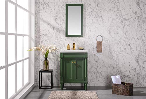 Legion Furniture 24-inch Pewter Green Sink Vanity