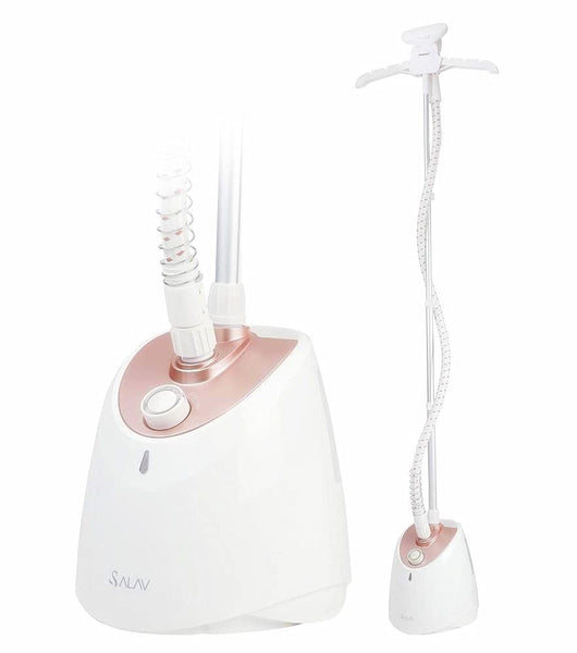 SALAV GS25-DJ Performance Garment Steamer with 360 Swivel Hanger, Dual Insulated Hose, 1500-Watt, Rose Gold