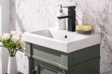Legion Furniture 18-inch Pewter Green Sink Vanity