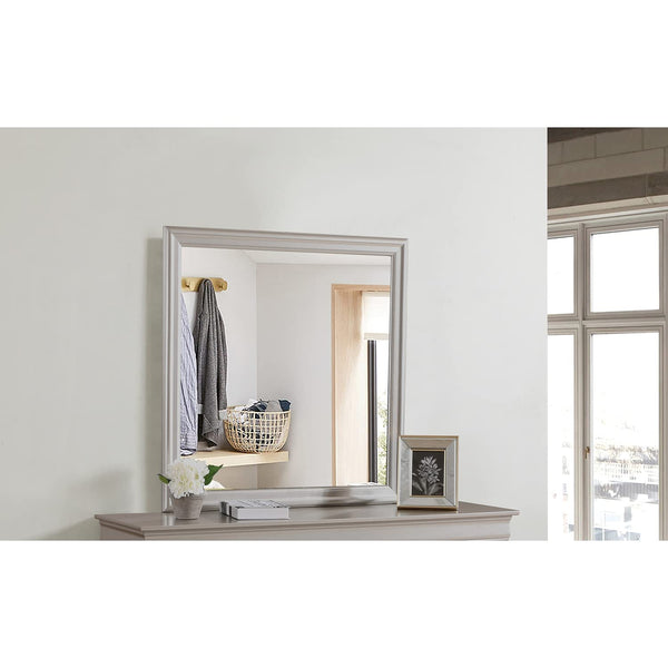 GLORY FURNITURE Lorana Mirror in Silver Champagne