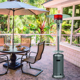 Hanover H003SS-CV 7-Ft. 48,000 BTU Steel Umbrella Propane Patio Heater, Stainless Steel
