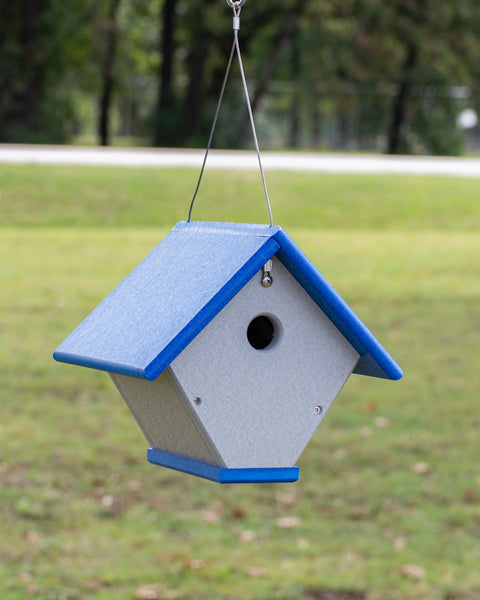 OUTDOOR LEISURE PRODUCTS Model GM32-2BLG Wren or Chickadee Bird House Made of High Density Poly Resin
