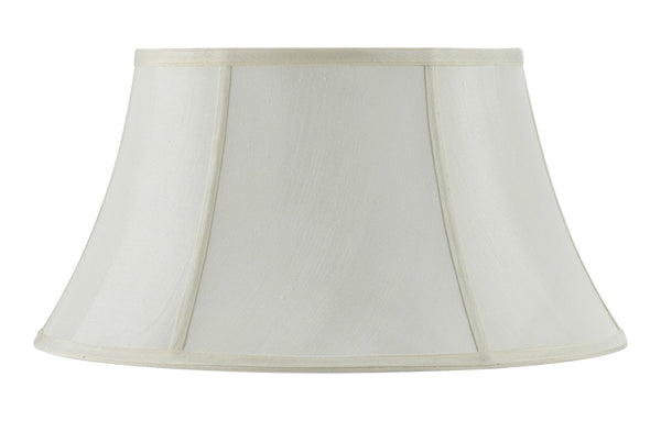 Cal Lighting SH-8103/16-EG Vertical Piped Swing Arm Shade with 16-Inch Bottom, Egg Shell
