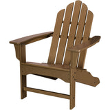 Hanover Outdoor Furniture, Teak HVLNA10TE All Weather Contoured Adirondack Chair
