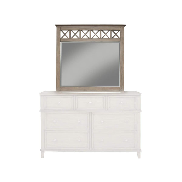 Alpine Furniture Potter Dresser Mirror, Standard, French Truffle