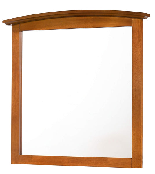 Glory Furniture Hammond , Oak Mirror, 35" H X 37" W X 2" D