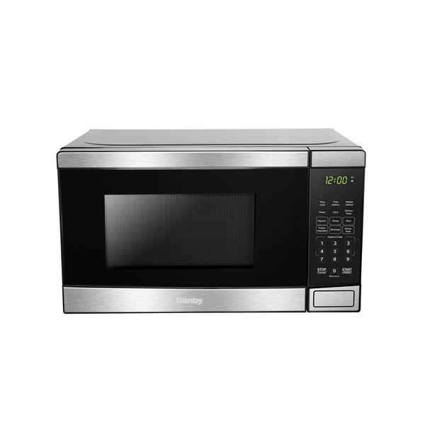 Danby DBMW0721BBS Countertop Microwave, Stainless Steel