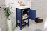 Legion Furniture 18-inch Blue Sink Vanity