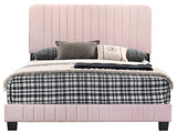 Glory Furniture Lodi , Pink QUEEN BED, 48"H X 65"W X 86"D,