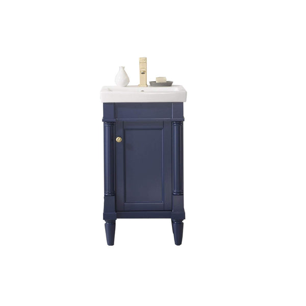 Legion Furniture 18-inch Blue Sink Vanity