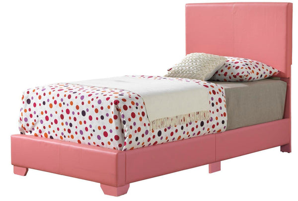 Glory Furniture G1880-TB-UP Sleigh Bed, Twin, Pink, 3 boxes