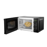 Danby DBMW0720BBB 700 Watts 0.7 Cu.Ft. Countertop Microwave with Push Button Door| 10 Power Levels, 6 Cooking Programs| Auto Defrost and Child Lock, Black