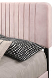Glory Furniture Lodi , Pink FULL BED, 48"H X 59"W X 81"D,