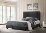Glory Furniture Lodi , Black QUEEN BED, 48"H X 65"W X 86"D,