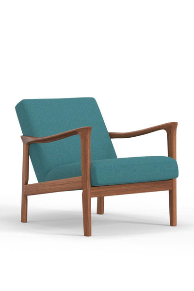 Alpine Furniture Zephyr Chair, Turquise Upholstery